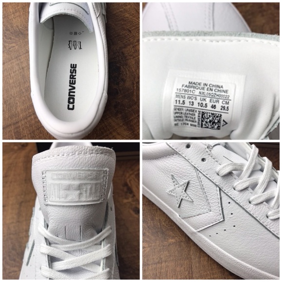 Converse OX Breakpoint Leather White M AUTHENTIC - Picture 8 of 8